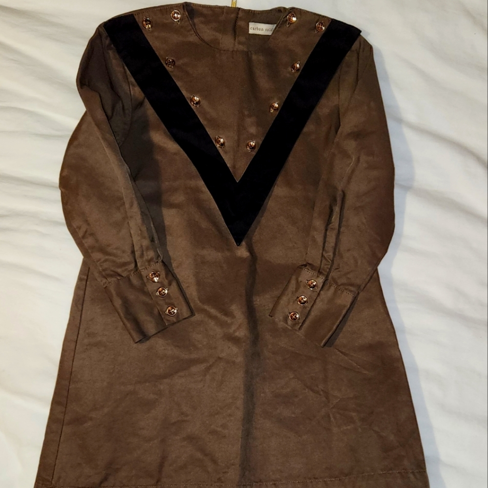 Gorgeous Carbon Soldier military style dress